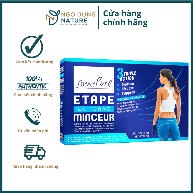 ETAPE MINCEUR Essence Pure - GIẢM CÂN 3 TÁC ĐỘNG CÔNG THỨC ĐỘC QUYỀN PHÁP