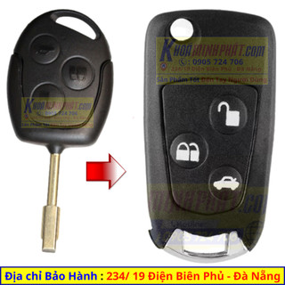 Vỏ Chìa khoá độ gập xe Ford Transit V22