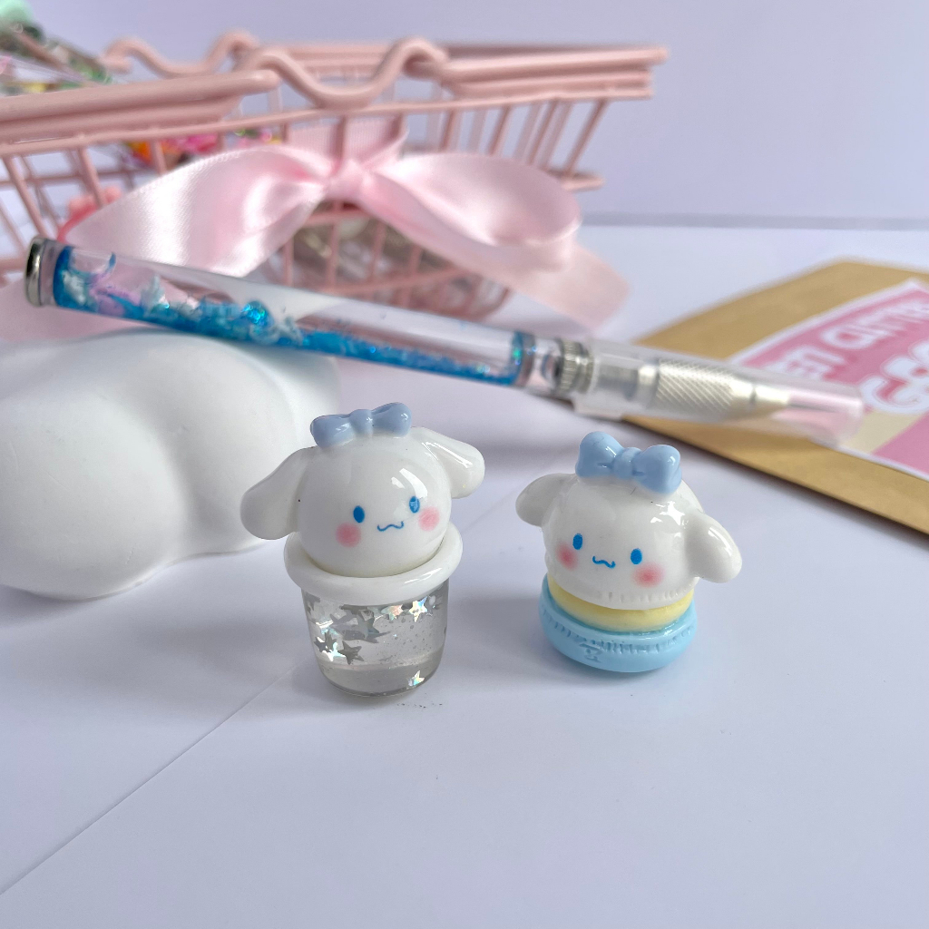 Bút rọc giấy 2 đầu charm 9cm , bút unboxing, dao washi con thú phiên bản kim tuyến BRG026