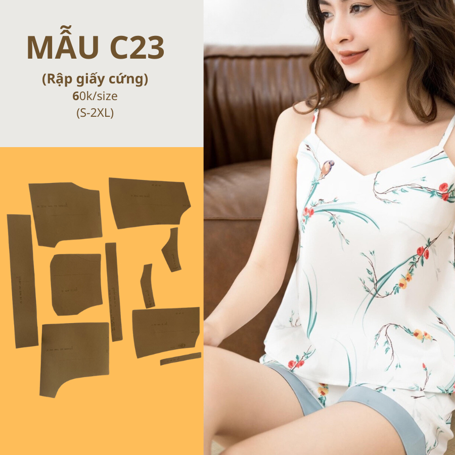 RẬP GIẤY CỨNG CẮT SẴN C23-ĐỒ BỘ