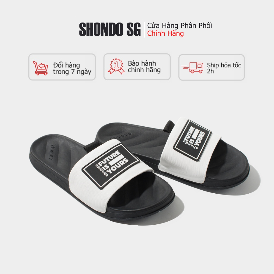 Shondo Dép Trendy II TEM SHONDO IS YOUR đen TRE1001