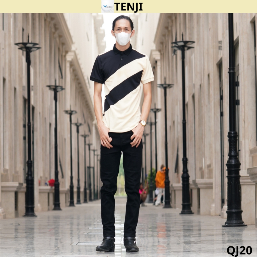 Quần jean nam TENJI xám chất bò co dãn hòa tiết trơn kiểu dáng kinnny cá tính QJ30 size (28-32+34)