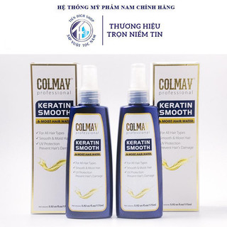 Xịt dưỡng tóc colmav keratin smooth & moist hair water 175ml cao cấp colmav việt nam