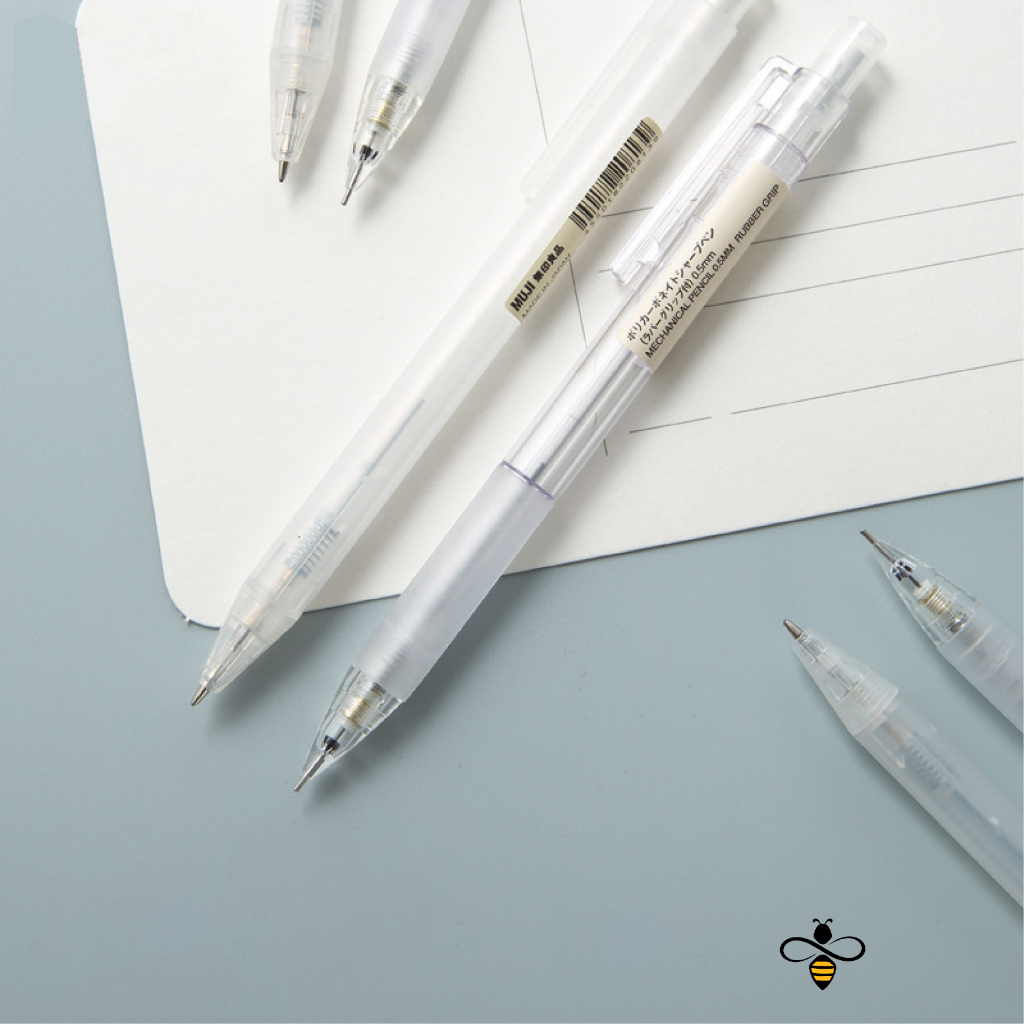 Bút chì bấm Muji ngòi 0.5mm