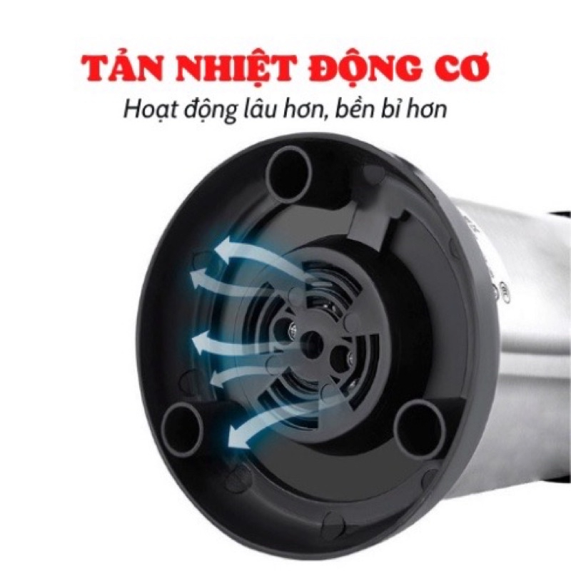 Máy xay hạt khô, Máy nghiền bột, gia vị cà phê, xay tỏi ớt công suất 300W, cối inox siêu bền, máy xay bột ngũ cốc