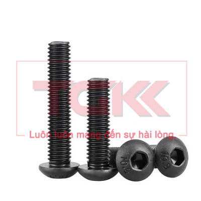 Bulong LGC chỏm cầu thép đen M10