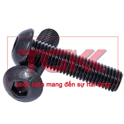 Bulong LGC chỏm cầu thép đen M10