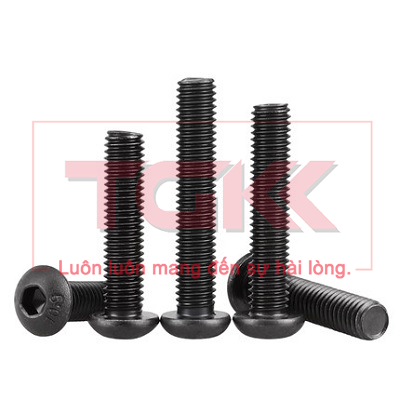 Bulong LGC chỏm cầu thép đen M10
