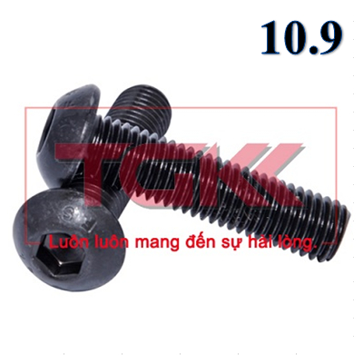 Bulong LGC chỏm cầu thép đen M10