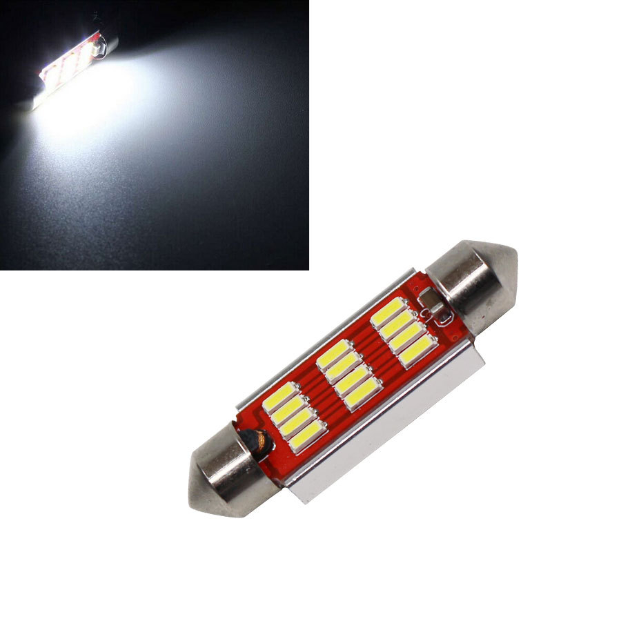 Bóng đèn led trần xe hơi 4014 (31mm,36mm,39mm,41mm) trắng 12V