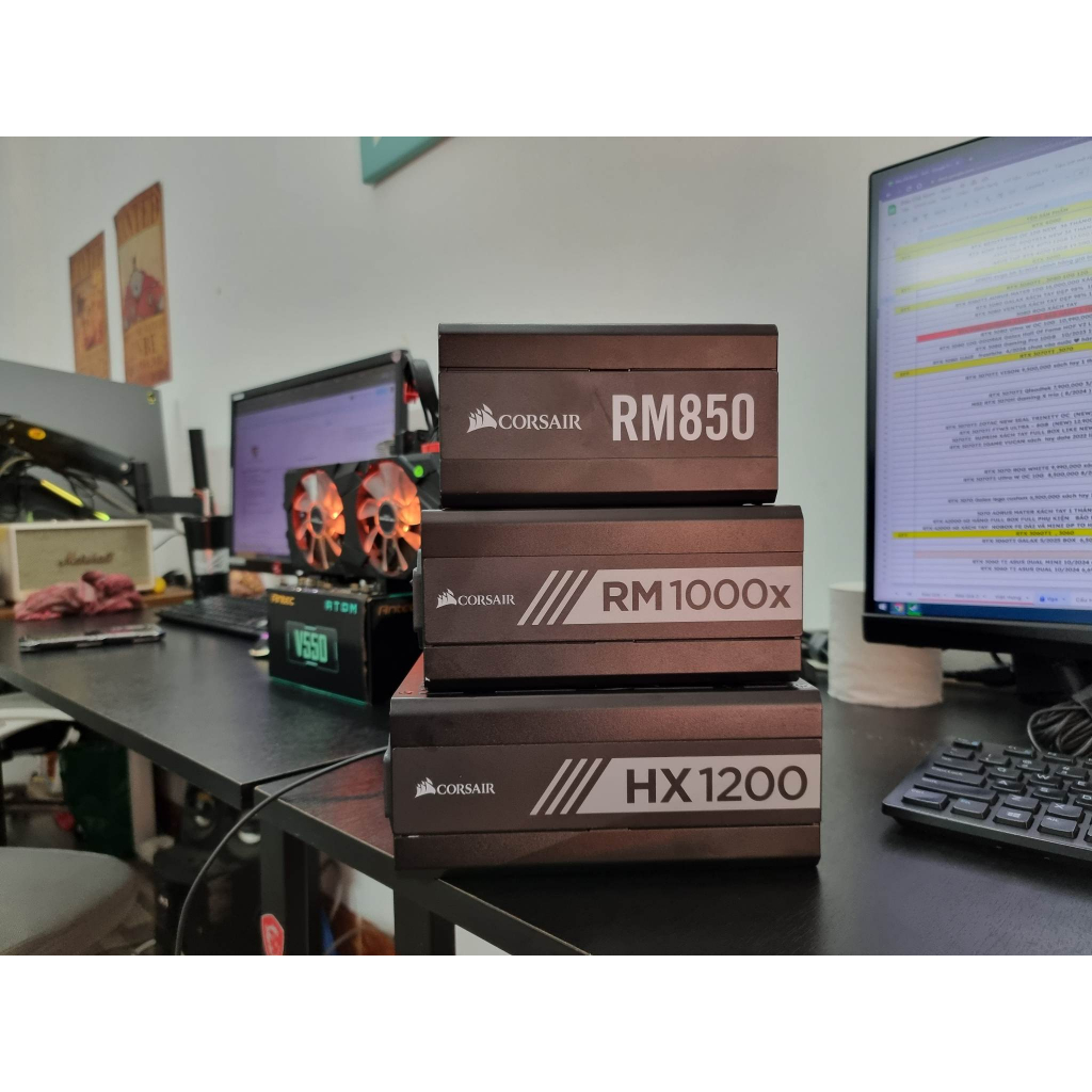 Nguồn 2nd HX1200 , RM1000x , RM850 , ANTEC NE850G , Toughpower GF850