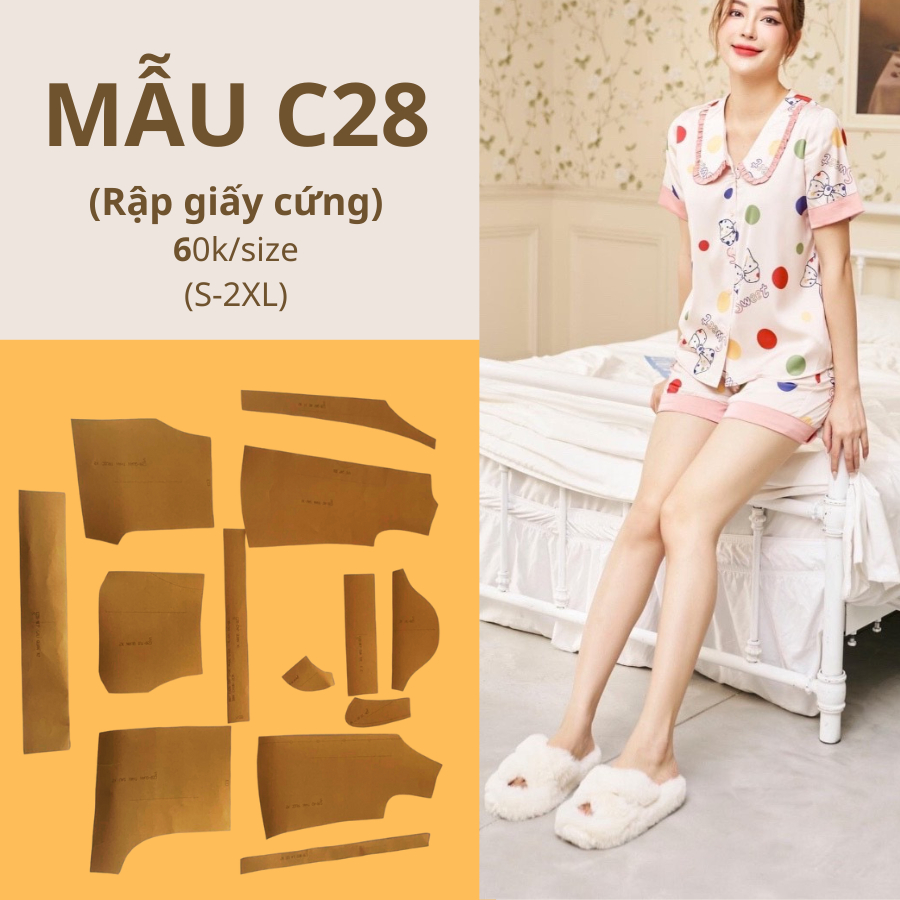 RẬP GIẤY CỨNG CẮT SẴN C28-ĐỒ BỘ