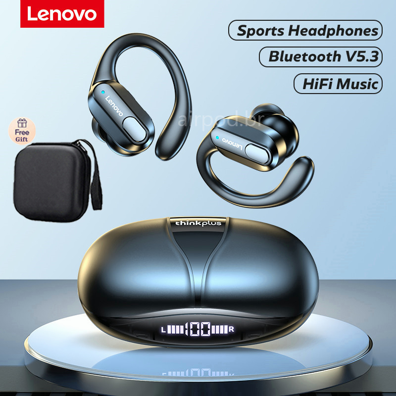 Tai nghe thể thao VOULAO Lenovo XT80 không dây bluetooth 5.3 TWS chống nước HIFI khử tiếng ồn với micrô và màn hình LED