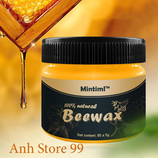 Sáp ong Beewax lau đánh bóng sàn đồ gỗ nội thất 3 tác động làm mới chống thấm nước (BEEWAX)