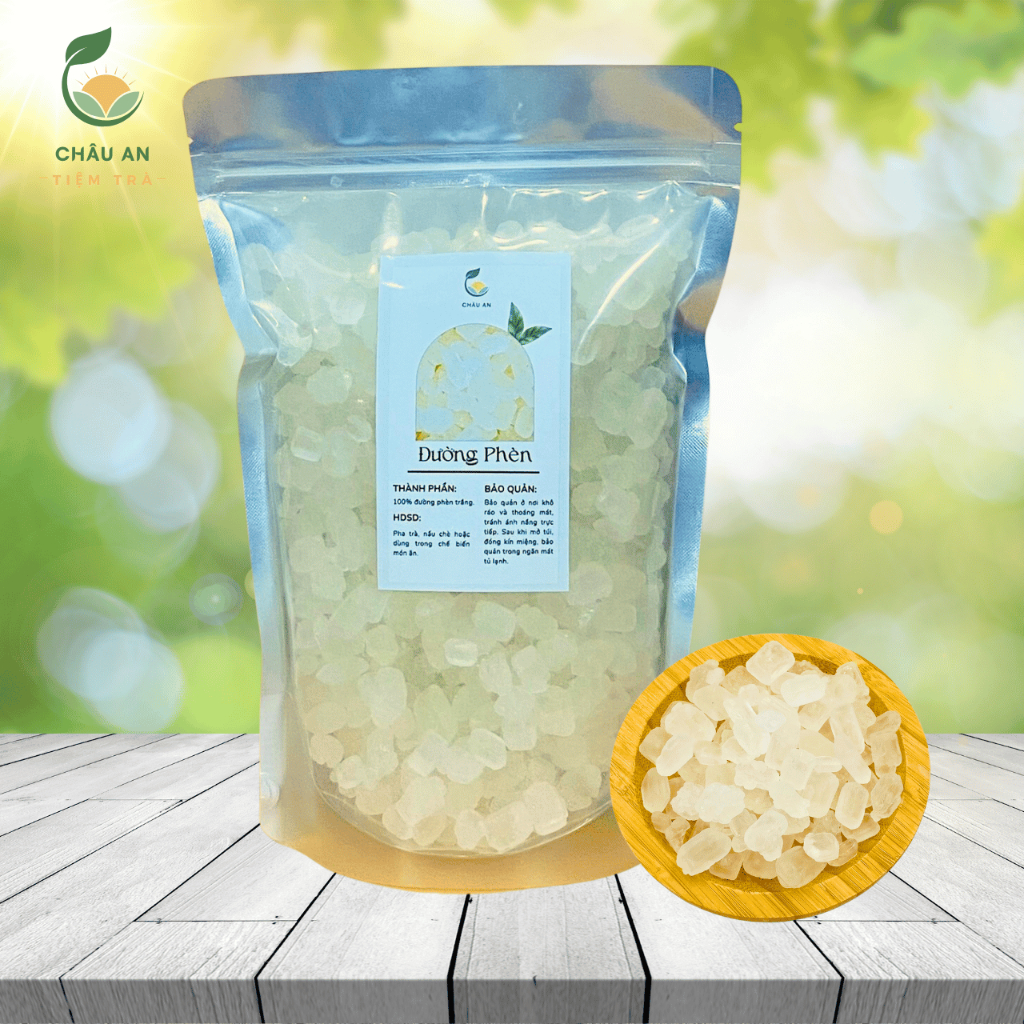 Đường Phèn Trắng 1Kg Pha Trà, Nấu Chè Dưỡng Nhan