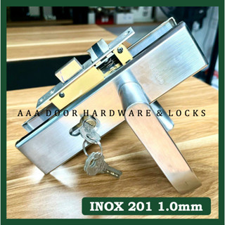 [Giá sỉ] Khoá Tay Gạt SHEBEI 20cm INOX 201 (1.0mm) hàng rẻ thông dụng dùng cho cửa gỗ, nhôm, composite