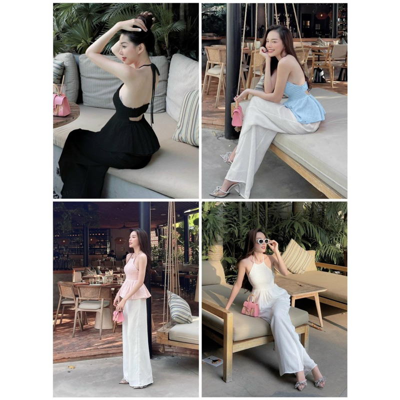 SET 2 DÂY PEPLUM NƠ LƯNG