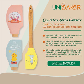 Phới silicon cán gỗ Unibanker
