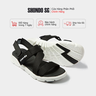 [Chính Hãng]Giày Shondo F6S003 trắng đen thịnh hành,Nam-Nữ