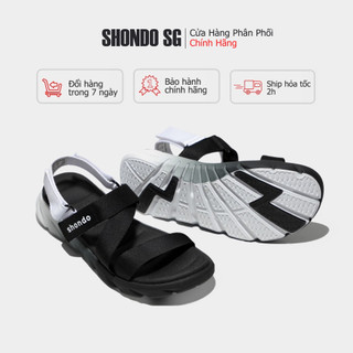 [Ảnh thật] Sandals F6 Sport ombre đế 2 màu đen trắng F6S0110 mẫu mới nhất