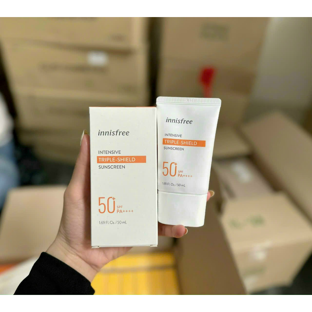 Kem chống nắng Innisfree Intensive TRIPLE SHIELD Sunscreen SPF50+ PA++++ 50ml