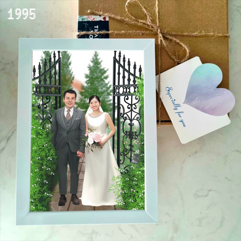 Quà Tặng Tranh Chân Dung Vẽ Theo Yêu Cầu