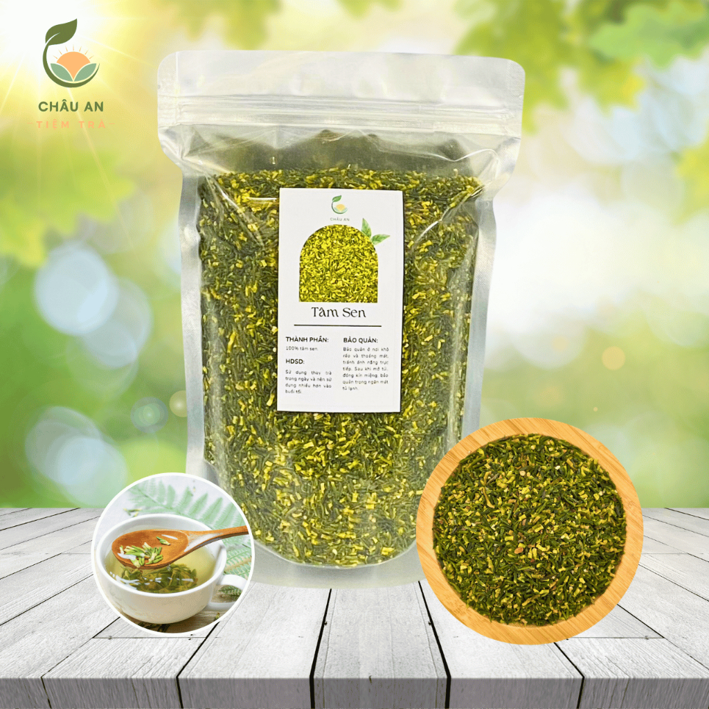 Trà Tâm Sen  Sấy Khô 200G Hút Chân Không Loại Đẹp Thượng Hạng, Giúp Ngủ Ngon, Thanh Nhiệt