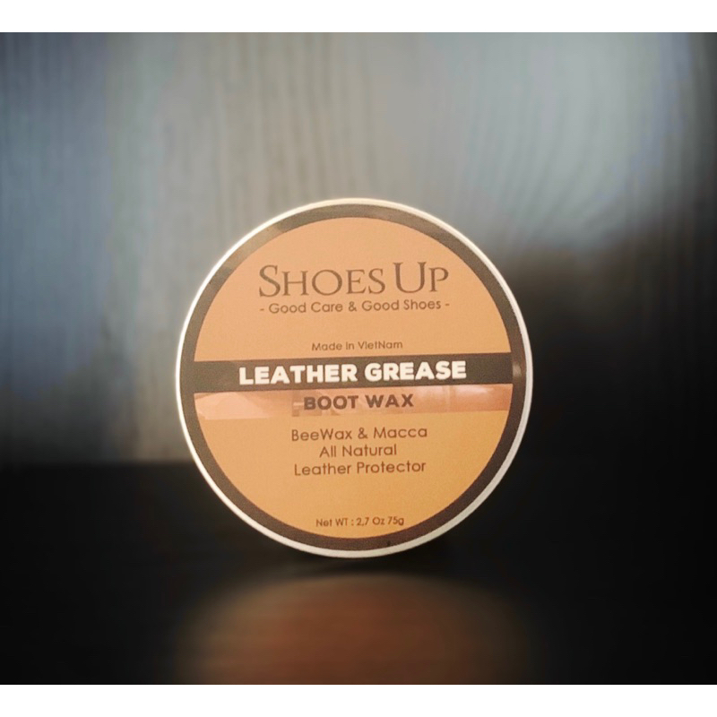 Shoes Up Leather Grease - Sáp dưỡng đồ da chuyên sâu dành cho giày,bốt, áo khoác da