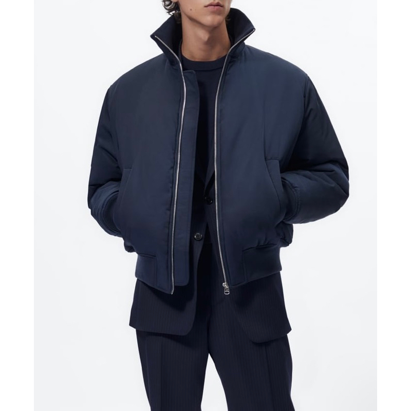 Áo khoác bomber Zara authentic WATER-REPELLENT TECHNICAL size M