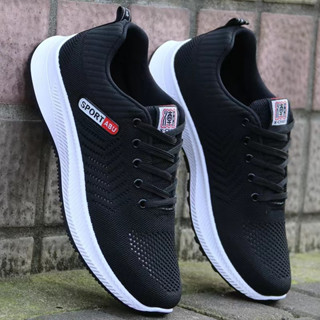 Giày Thể Thao Nam, Giày Sneaker, Giày Vải Màu Đen Mã 18