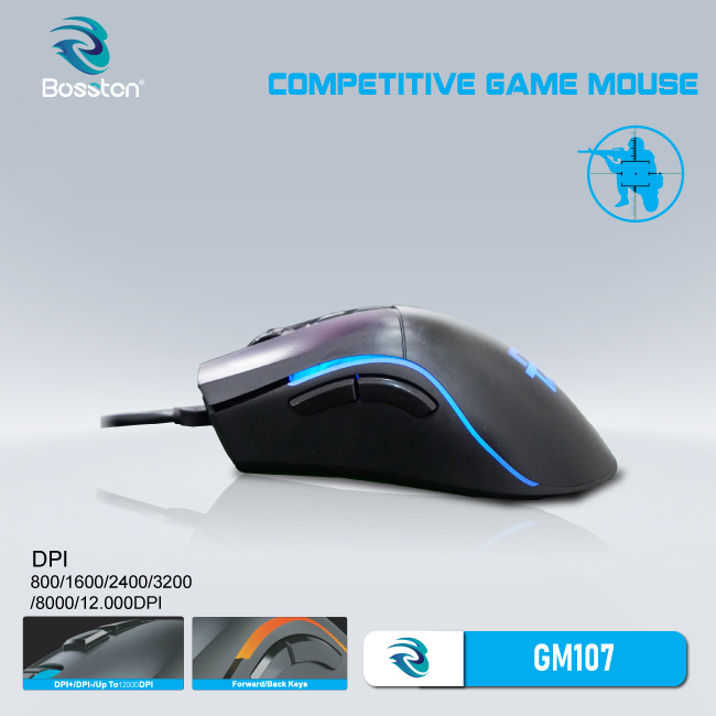 Chuột Bosston GM107 Gaming 12.000DPI
