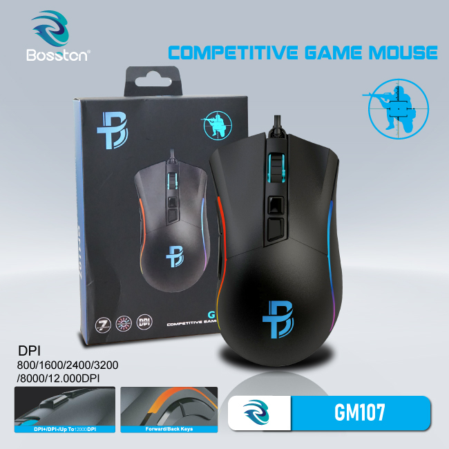 Chuột Bosston GM107 Gaming 12.000DPI