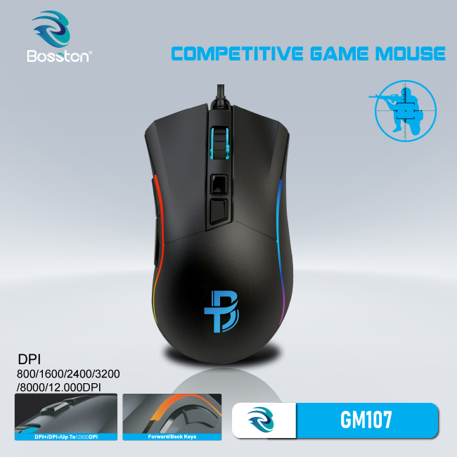 Chuột Bosston GM107 Gaming 12.000DPI