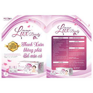 Viên uống sáng da Lux Beauty