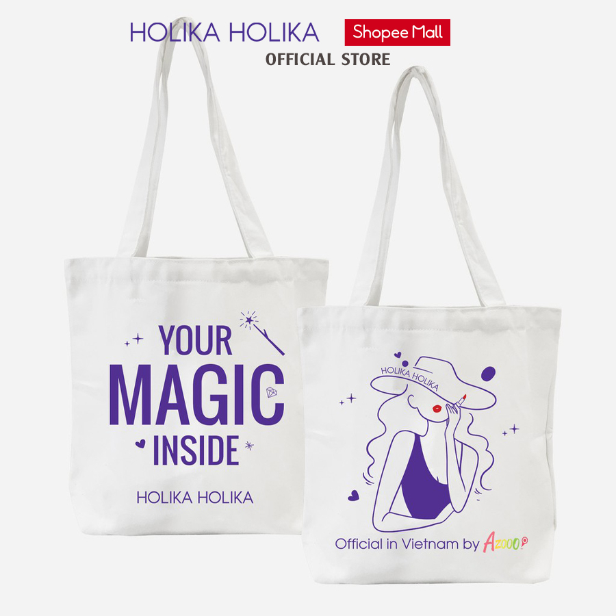 Túi vải Hokila Holika A4 cá tính thời trang thân thiện môi trường [HÀNG TẶNG KÈM - KHÔNG BÁN] - 0059