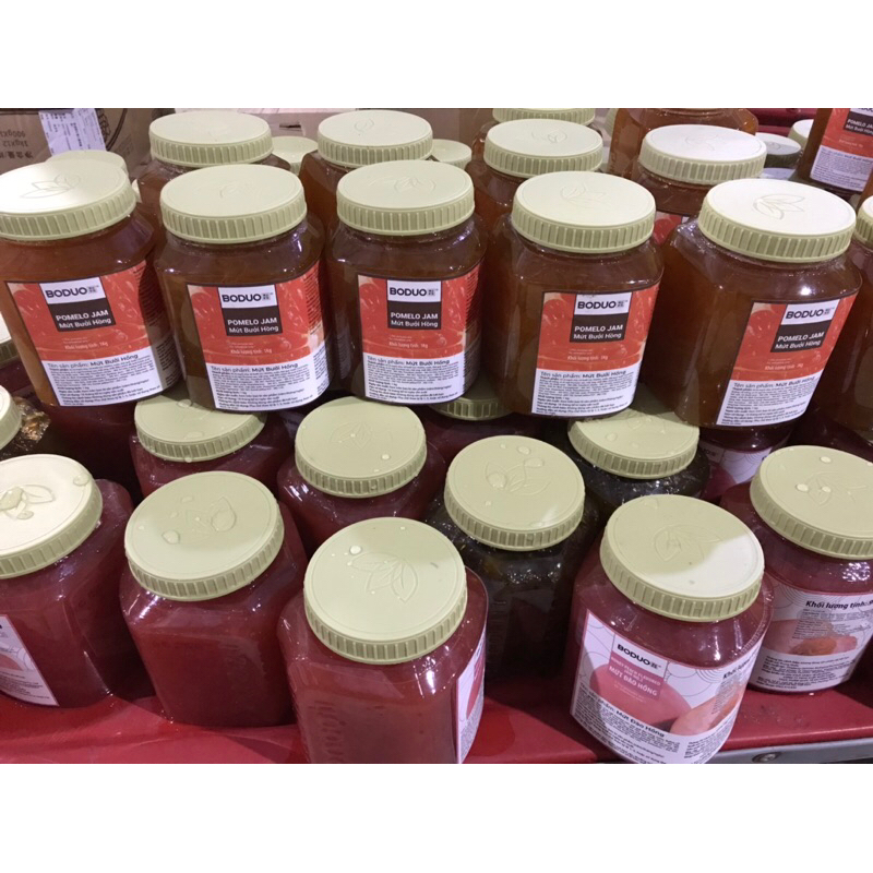 Mứt bưởi Boduo hộp 1kg