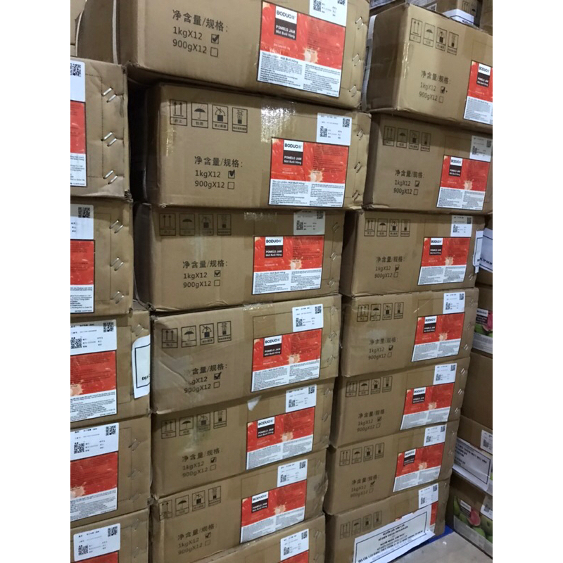 Mứt bưởi Boduo hộp 1kg
