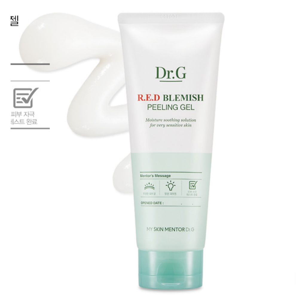 Tẩy da chết làm sáng da Dr.G Red Blemish peeling gel 150g tẩy tế bào chết Drg