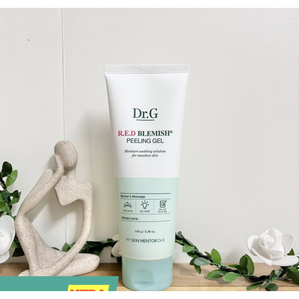 Tẩy da chết làm sáng da Dr.G Red Blemish peeling gel 150g tẩy tế bào chết Drg