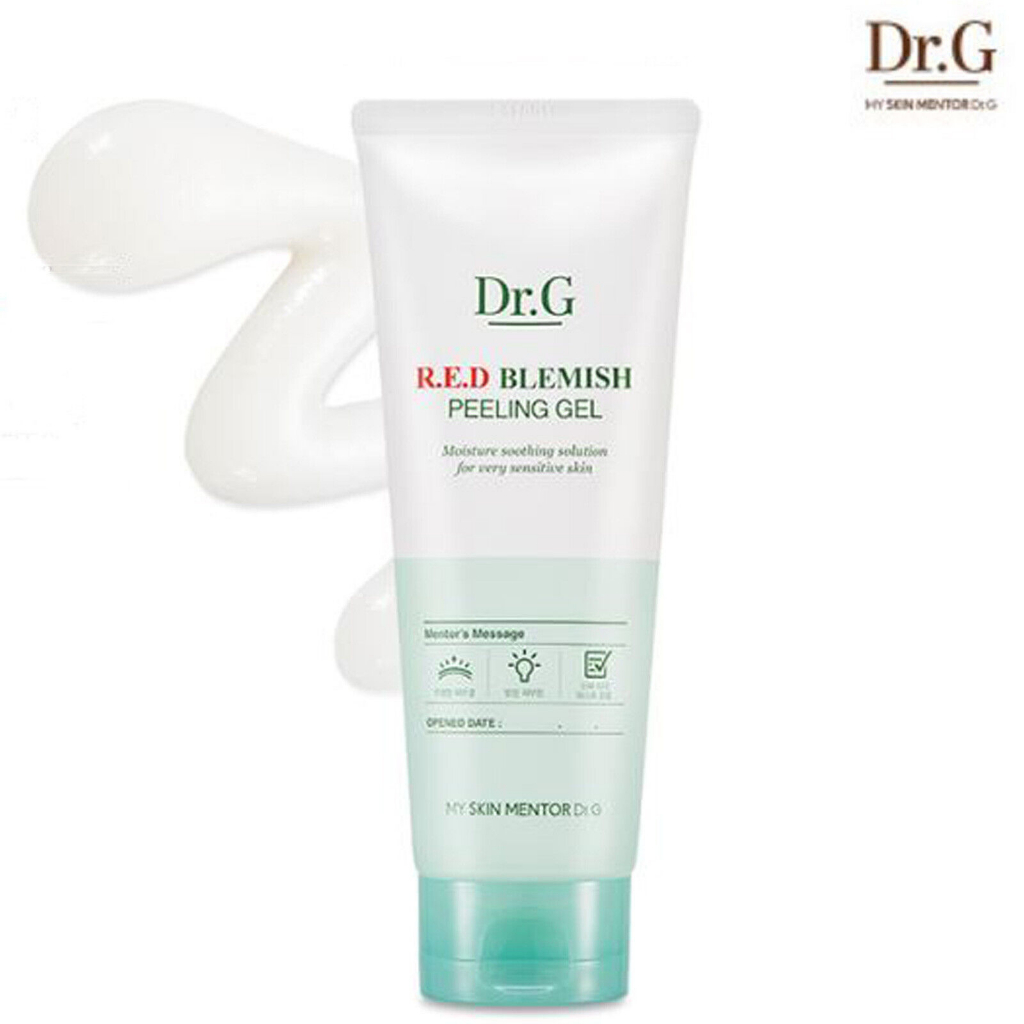 Tẩy da chết làm sáng da Dr.G Red Blemish peeling gel 150g tẩy tế bào chết Drg