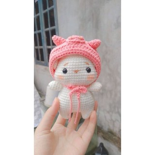 [handmade] cừu đội mũ heo xinh xắn "nhận làm theo yêu cầu "
