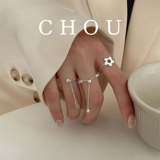 Nhẫn Màu Bạc Dây Rút | CHOU ACCESSORIES |