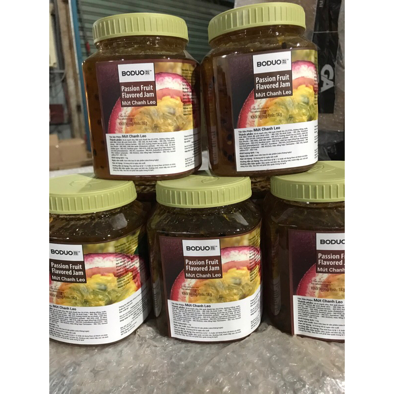 Mứt chanh leo Boduo hộp 1kg