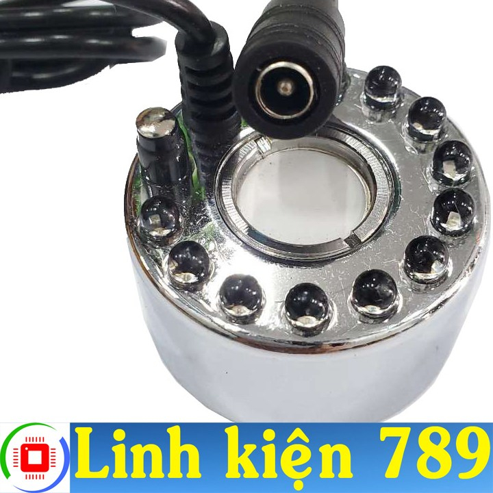 Động cơ phun sương SIÊU ÂM 24VDC 12 LED màng 20mm