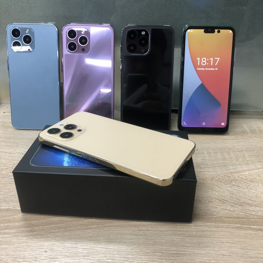 Điện thoại thông minh Chính hãng 2023 i14 PRO MAX 5G toàn màn hình Android máy ảnh HD Bán chơi game giá rẻ Google Store