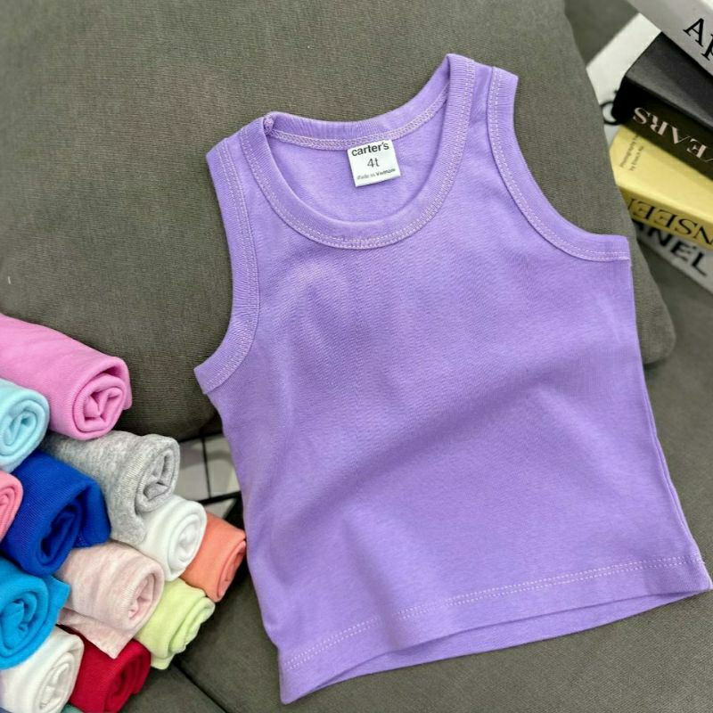 Áo ba lỗ xuất dư sịn mềm mịn mát ,cho bé trai,bé gái