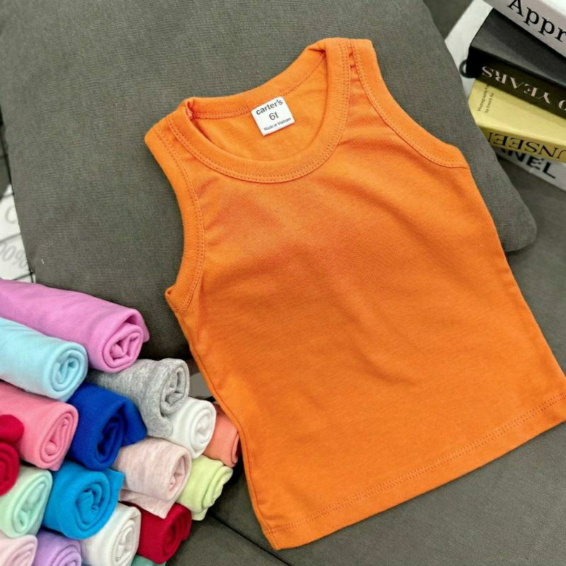 Áo ba lỗ xuất dư sịn mềm mịn mát ,cho bé trai,bé gái