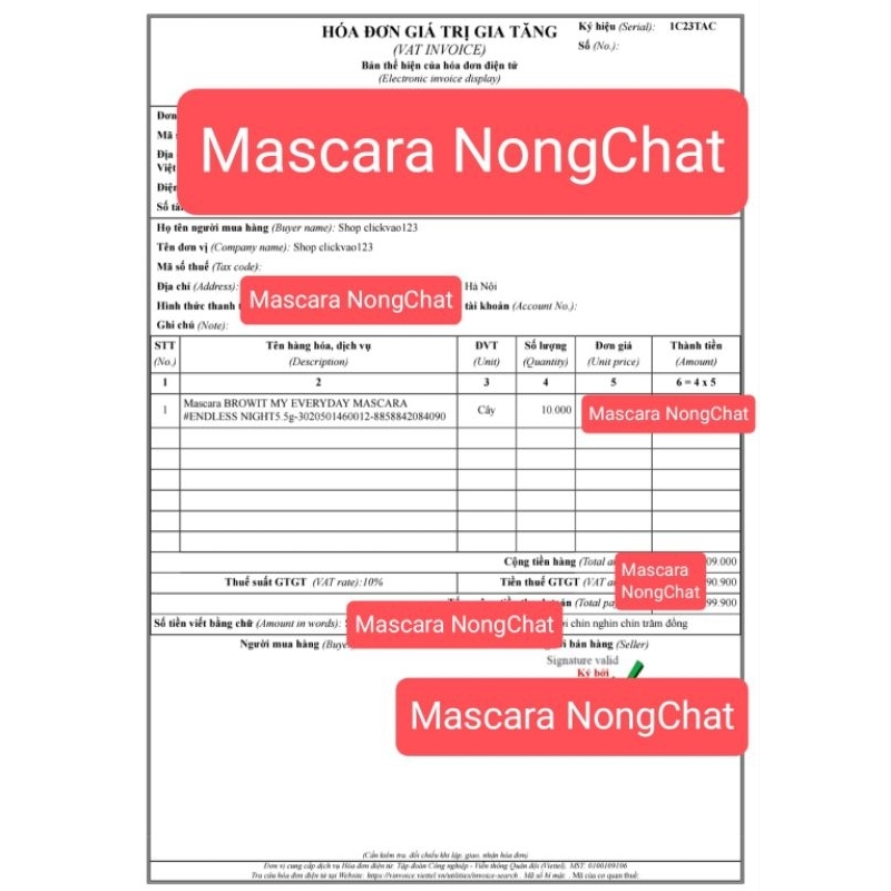 Chuốt dài dày cong mi browit Nongchat Thái Lan chính hãng