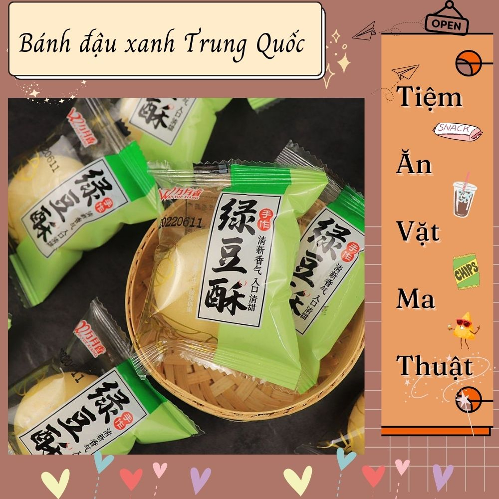 {MT012}COMBO ĐỒ ĂN VẶT TRUNG QUỐC NGẪU NHIÊN - BÁNH ĐẬU XANH VỊ MỚI