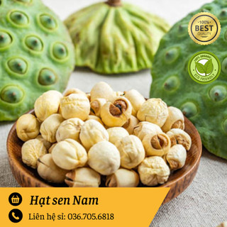 Hạt sen Nam - hạt trắng, sấy khô thơm, ngon